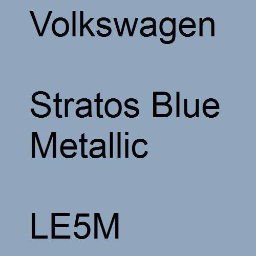 Volkswagen, Stratos Blue Metallic, LE5M.